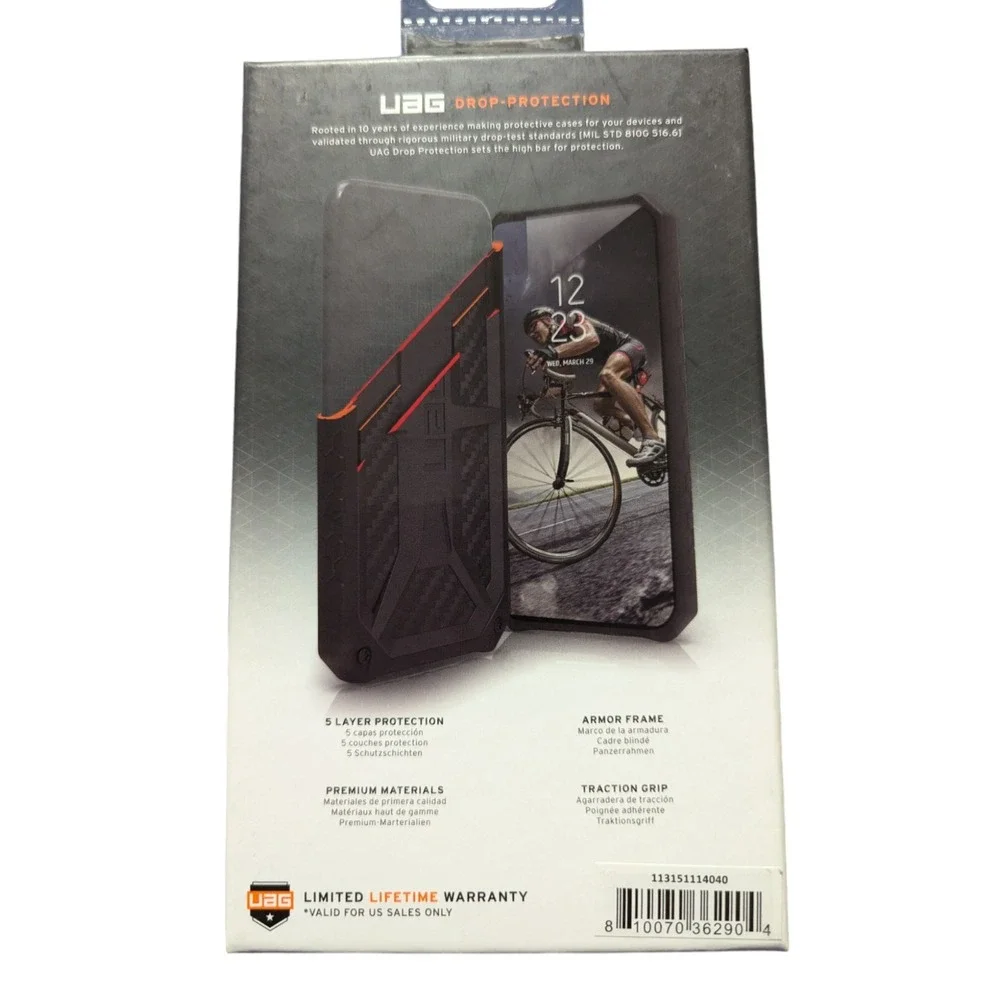Urban Armor Gear case packaging